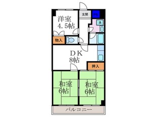 グランコ－ト長岡の物件間取画像